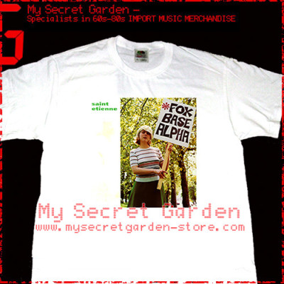 Saint Etienne - Foxbase Alpha T Shirt  Saint Etienne - Foxbase Alpha T Shirt